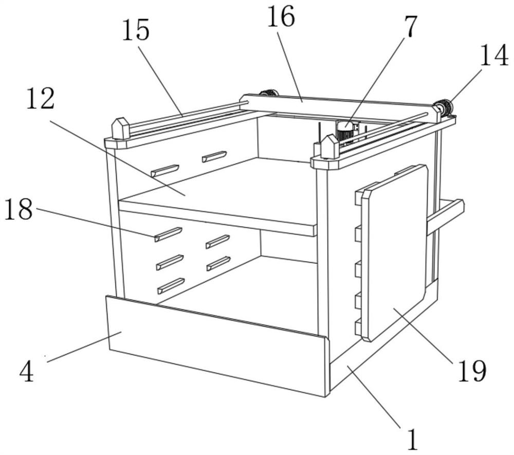 Machine lifting type engineering machine transfer device