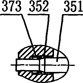 Variable pitch radius based star chain transmission stepless speed change device