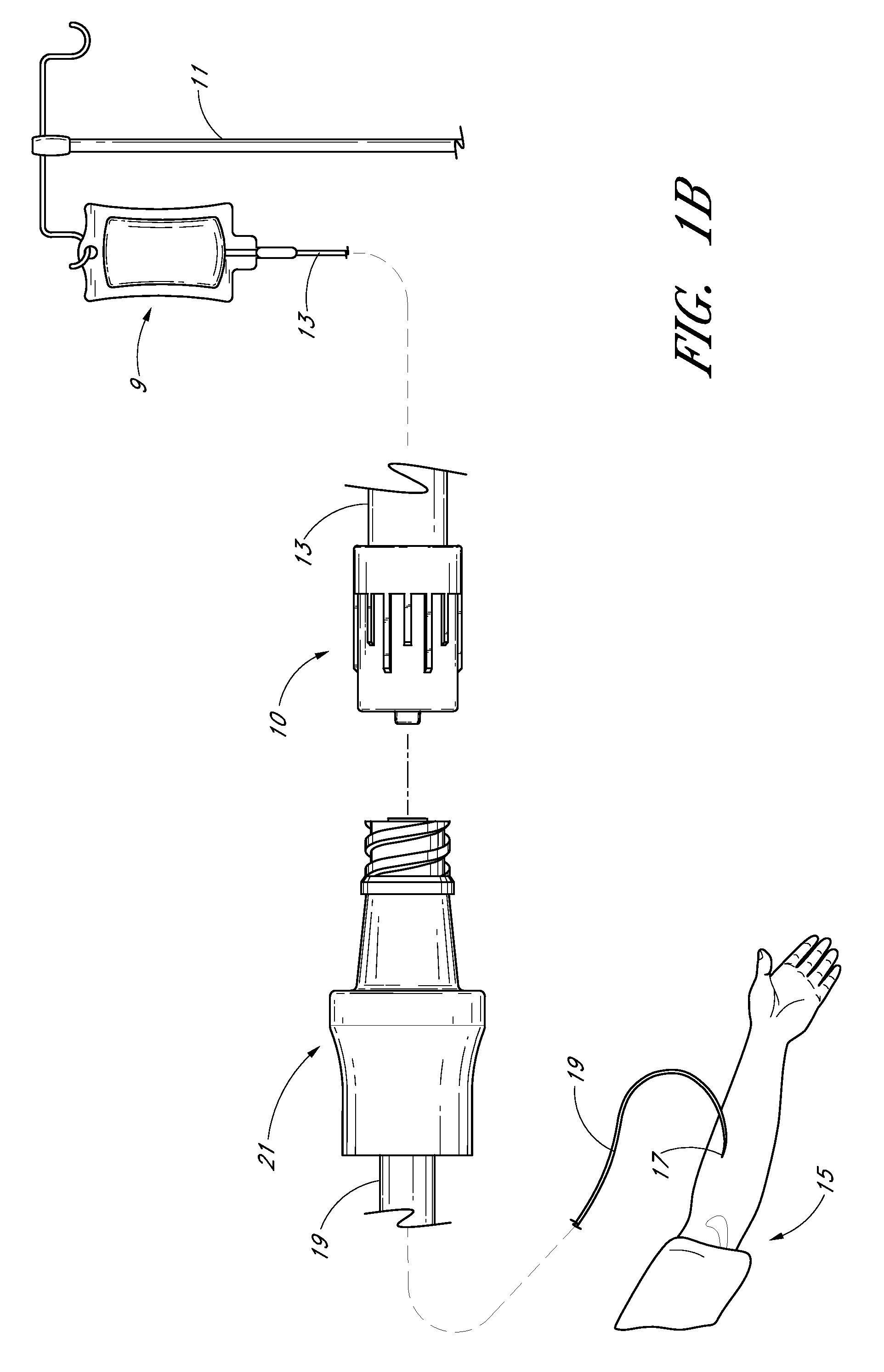 Medical connector with closeable luer connector