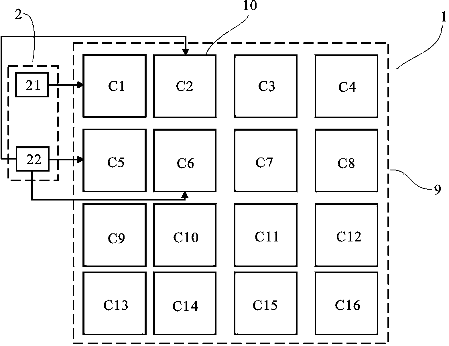 Electric field fingerprint recognition device, state control method thereof and prosthesis identification method