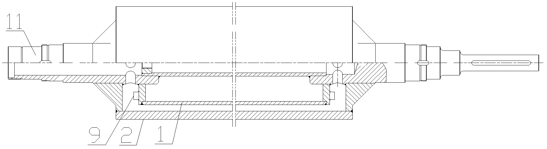 Fishbone type ion permeable membrane drum