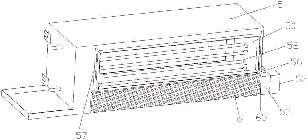 Heat-coiled-pipe purification and sterilization machine