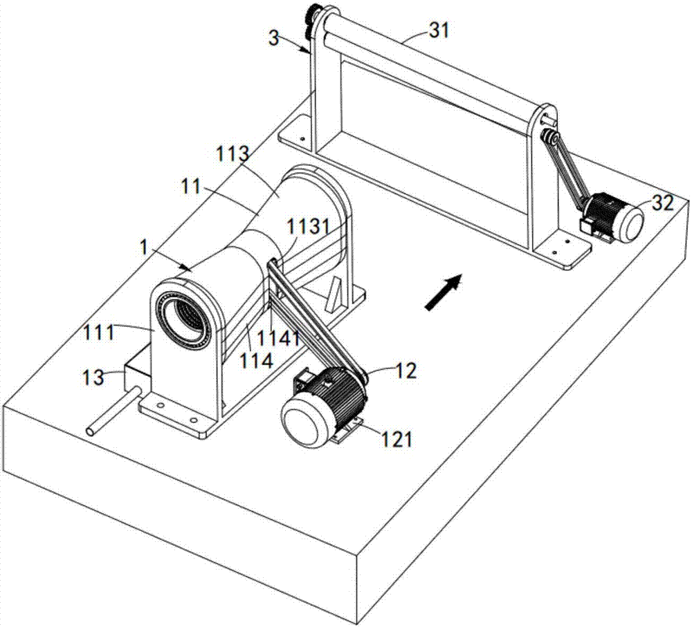 Spinning and dyeing spiral dehydration device