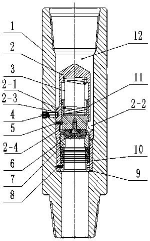 Mud splash-proof valve for oil drilling