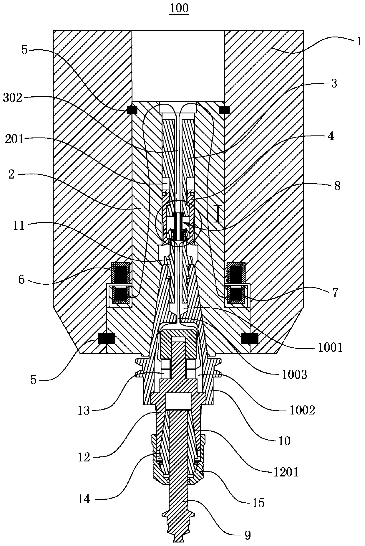 Ultrasonic main shaft and ultrasonic machine tool comprising same