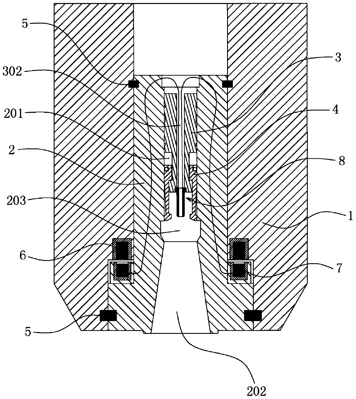 Ultrasonic main shaft and ultrasonic machine tool comprising same