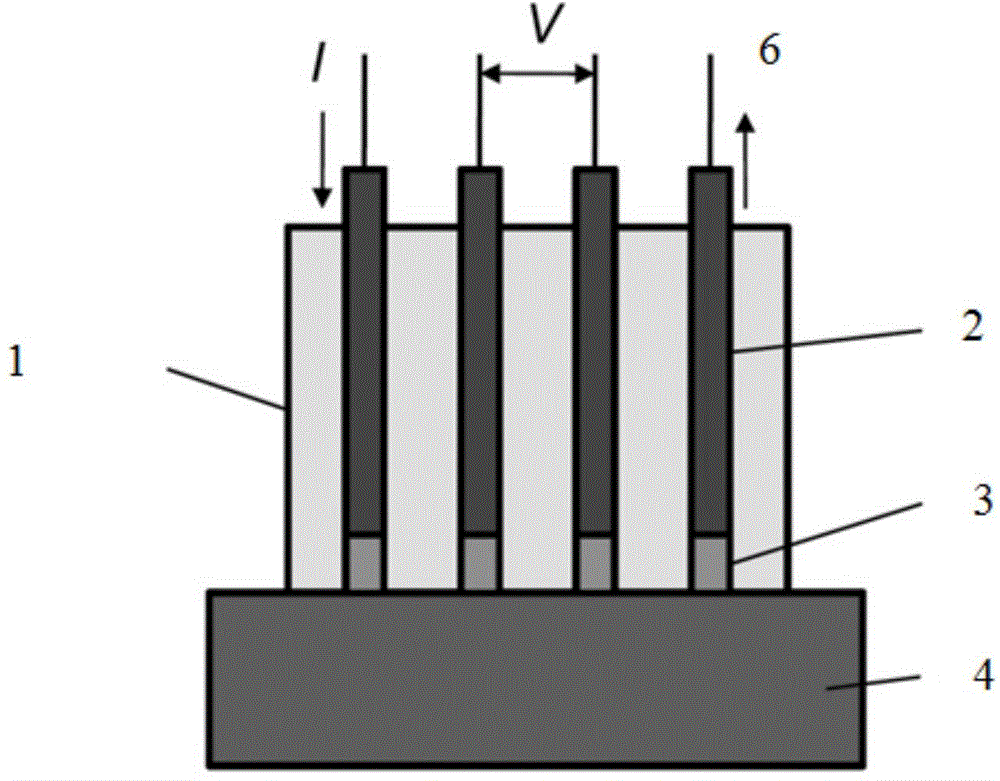 Ion conductivity test apparatus and test method employing same