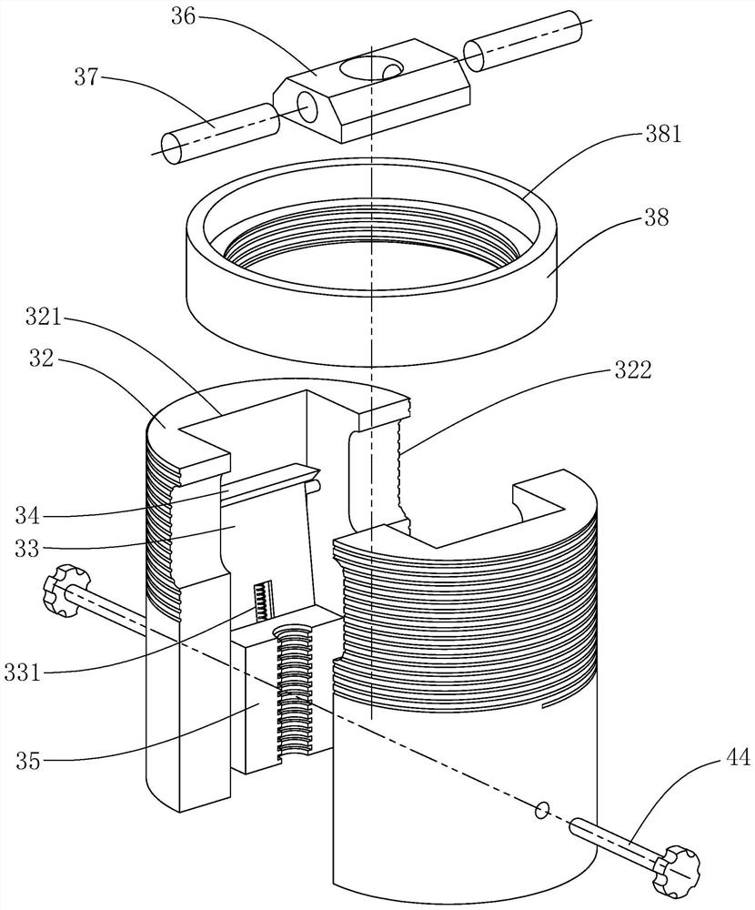 Anchor rod drawing experiment device and detection method thereof