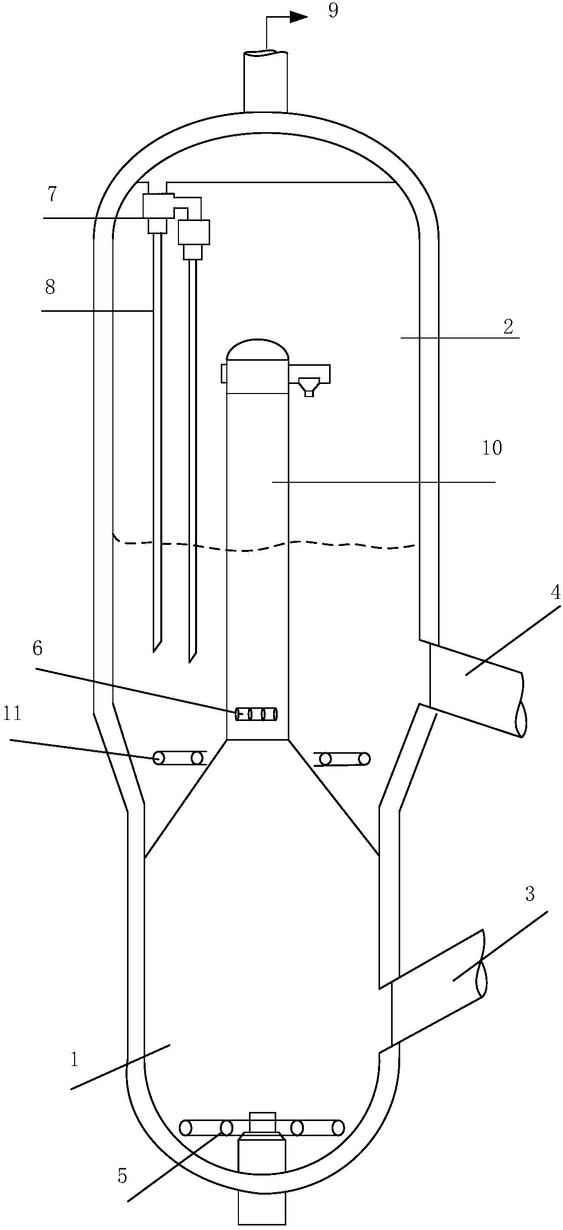 A catalytic cracking catalyst regeneration method and equipment