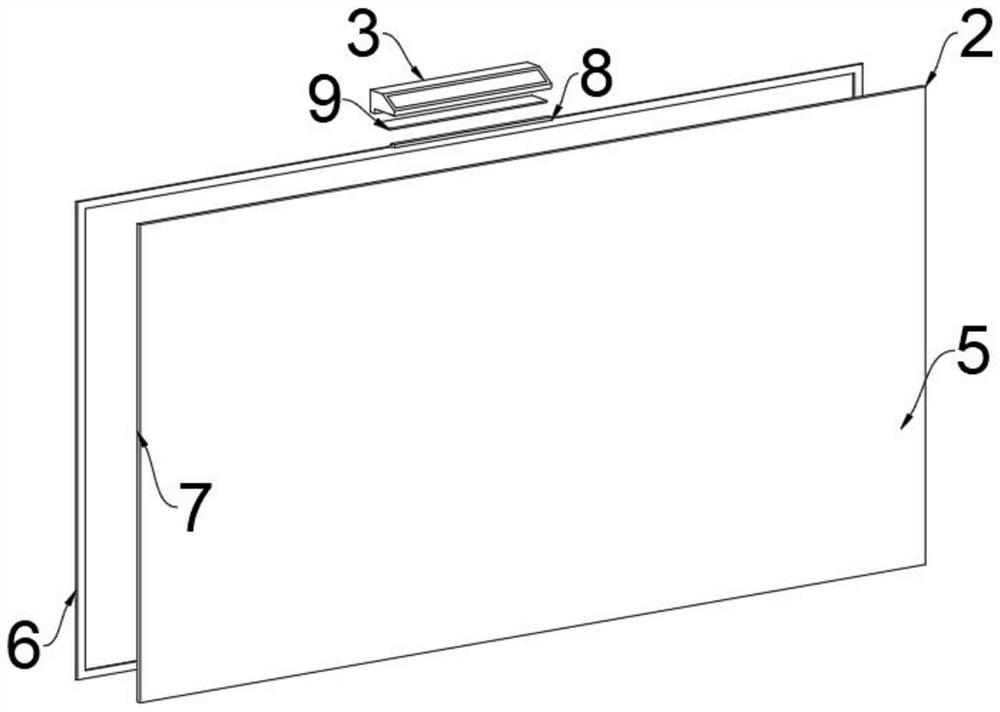 Display protection plate with light leakage detection function