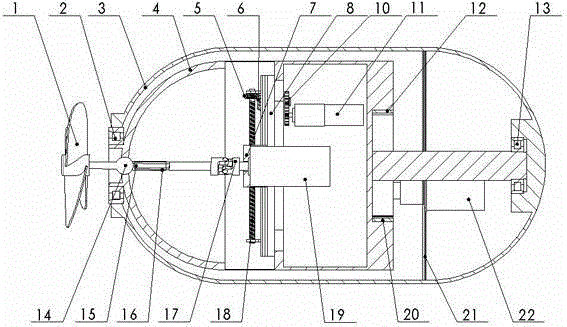 Propeller vector propelling device