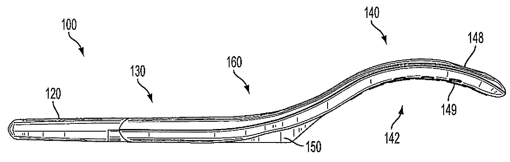 Diagnostic test device with improved structure