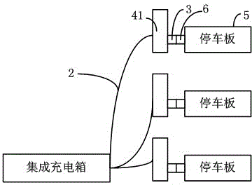 Electric automobile charging system for three-dimensional parking lots