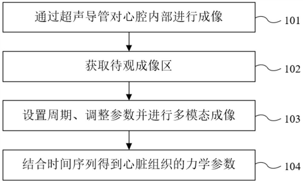 Method and system for measuring mechanical parameters of heart tissue