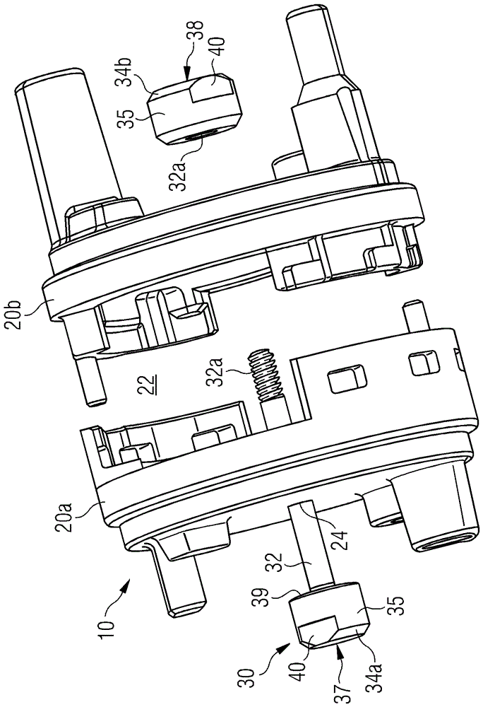 Rotor housings for disconnecting mechanisms of switching devices for electrical switchgear