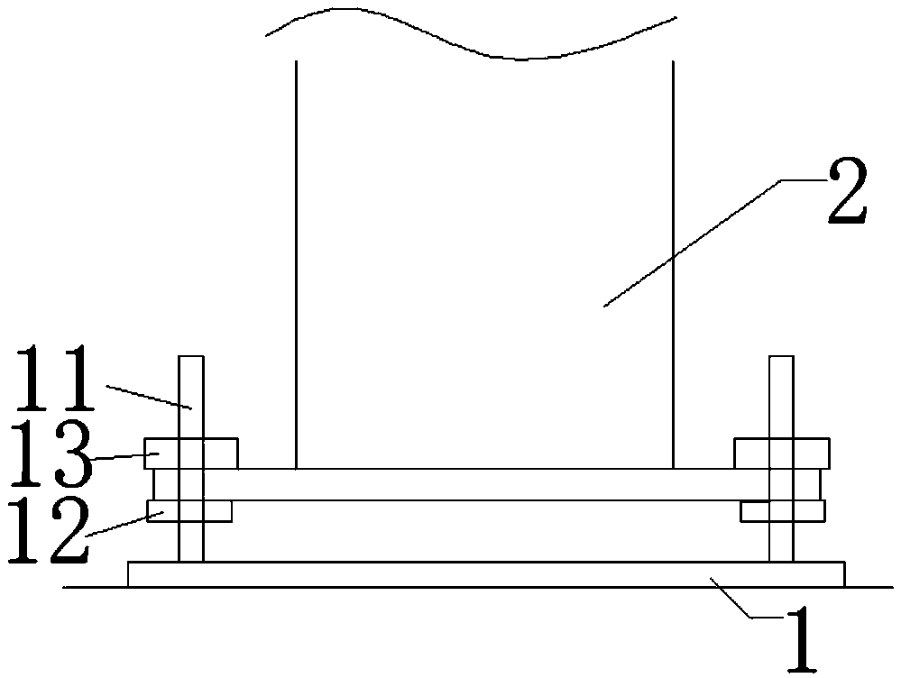 Street lamp pole mounting device and mounting method thereof