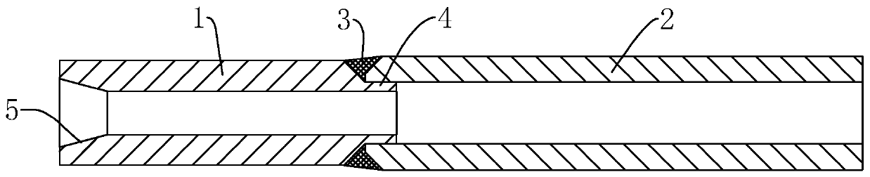 Composite spinneret for small-specification wire rod and manufacturing method thereof