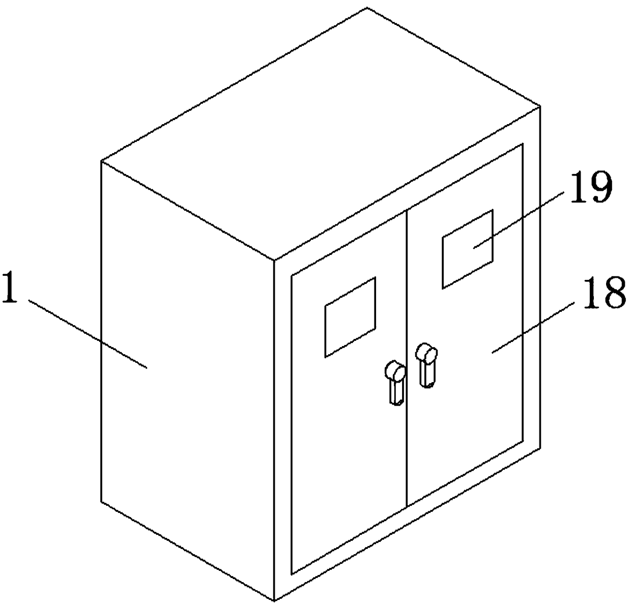 Medical device storage cabinet for medical use