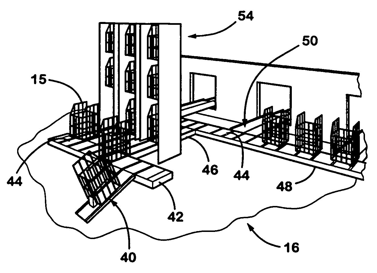 Mail container handling system