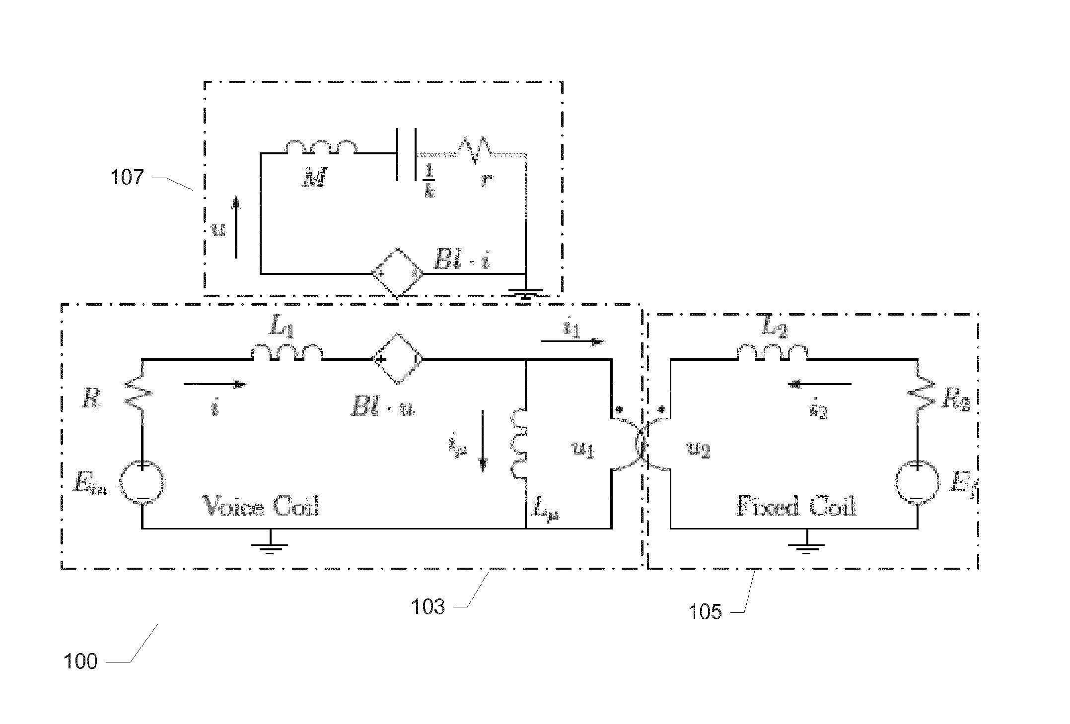 Loudspeaker assembly with suppression of magnetic flux modulation distortion