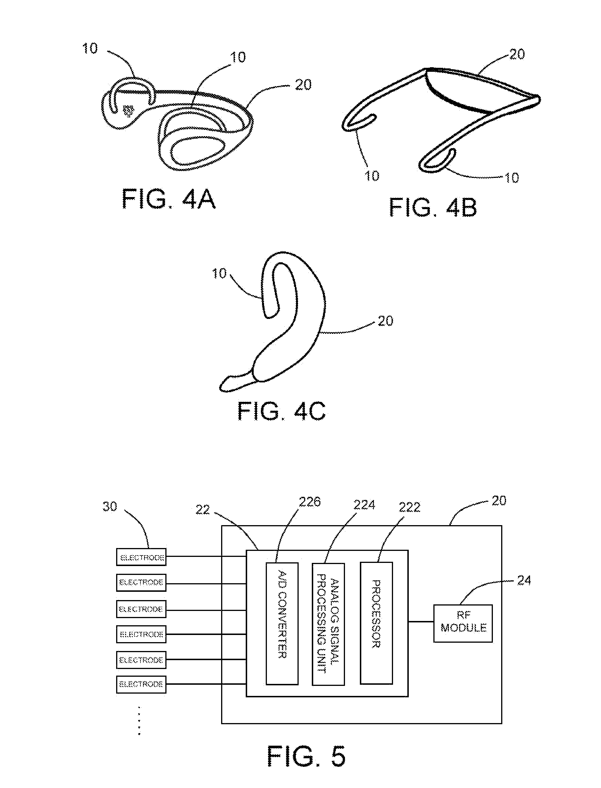 Ear-worn eeg monitoring device