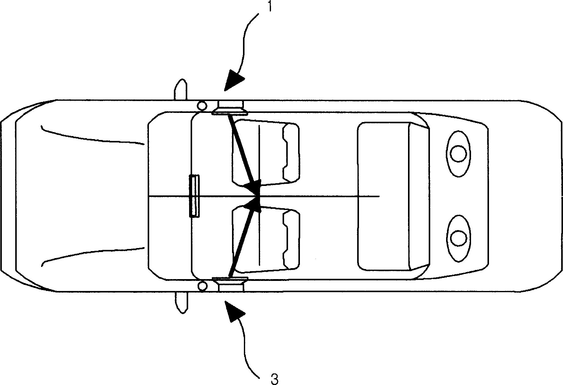 Symmetric acoustic system and control method thereof of vehicle