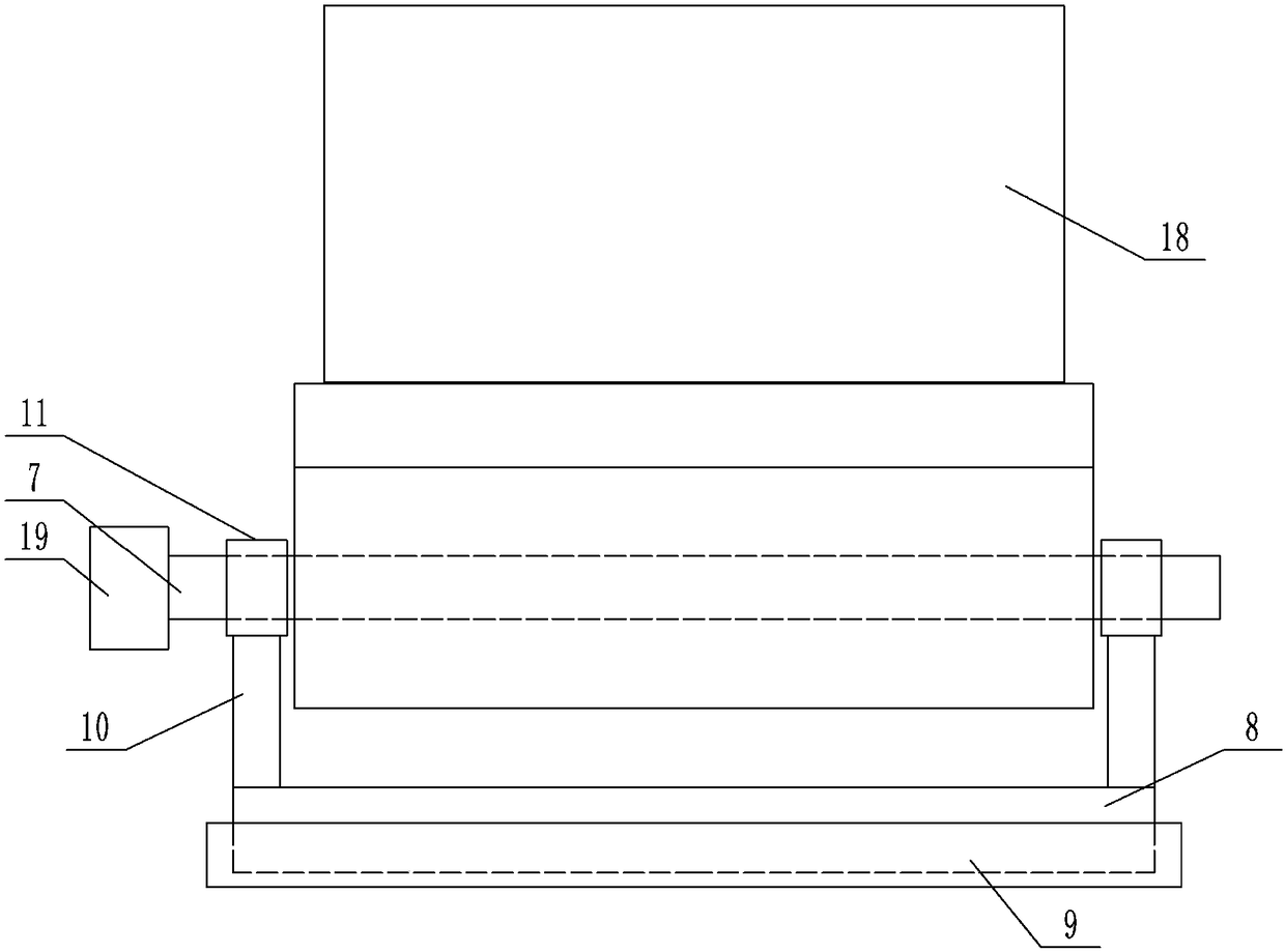 Conveyor belt sweeping device