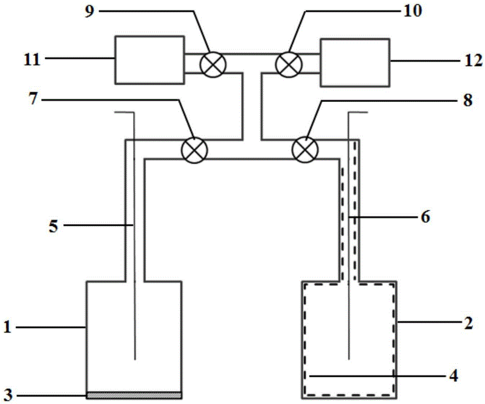 Sensor for on-line detection of tritium content in liquid lead-lithium alloy