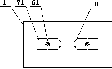 Plate-type double-cable foundation structure of transmission tower