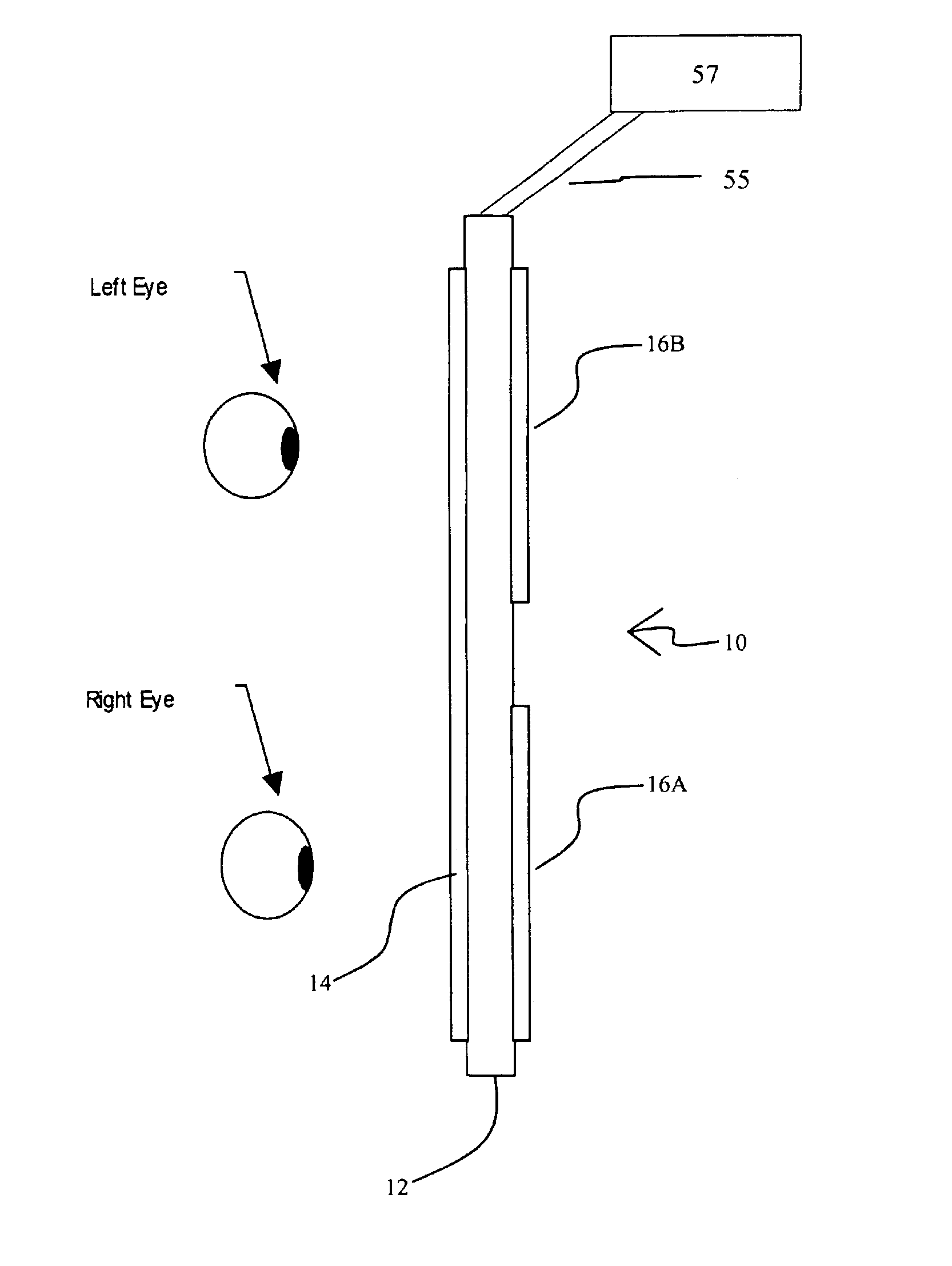 Single cell liquid crystal shutter glasses