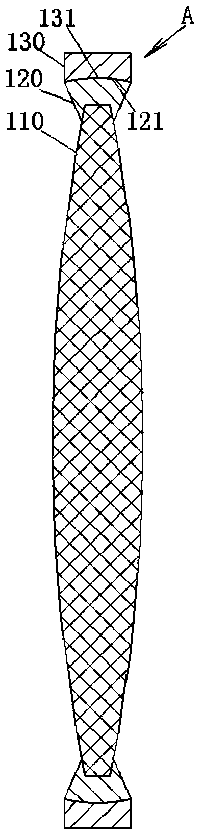 Wide dynamic infrared image acquisition structure, acquisition device and display method