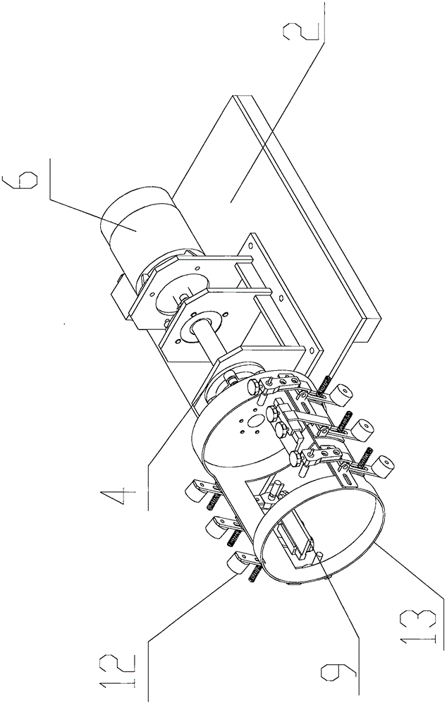 Derusting machine for bearing outer ring of railway vehicle