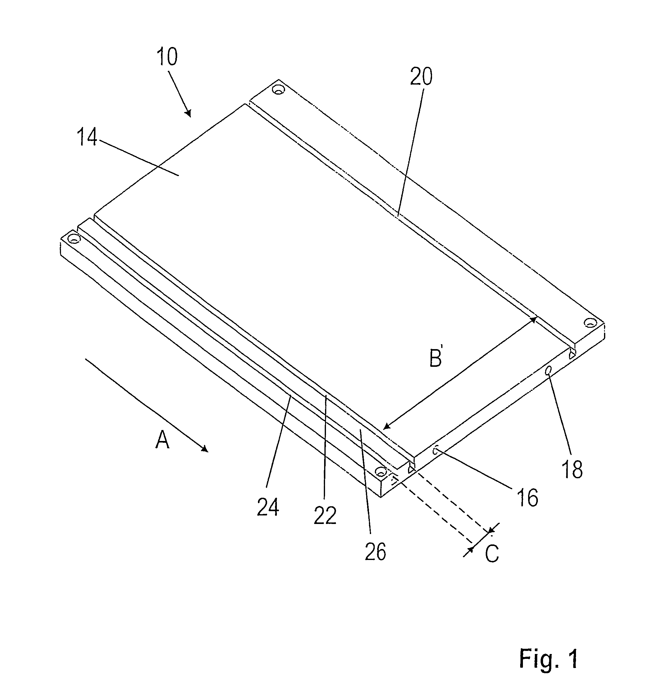 Mounting Plate for Electronic Components