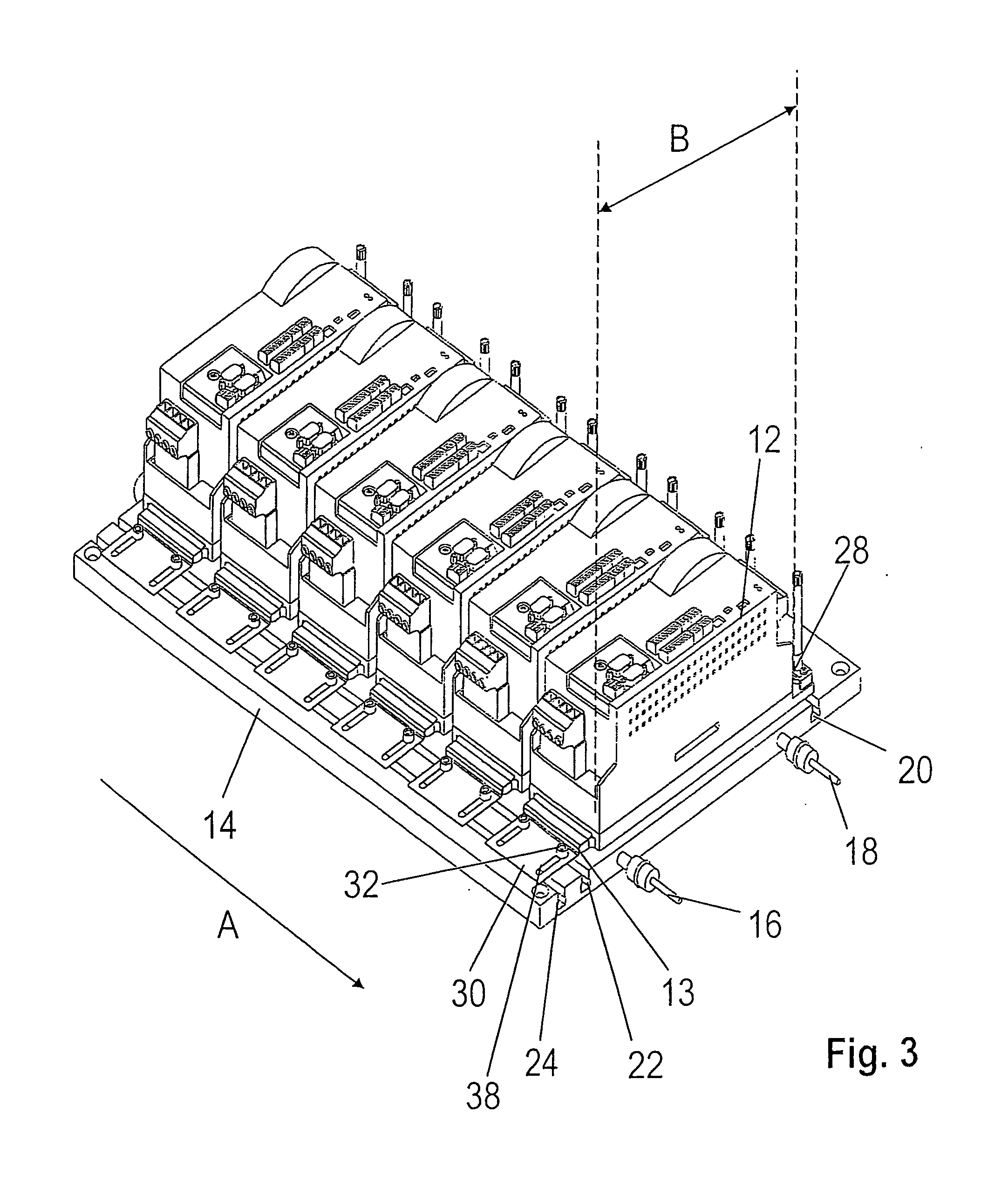 Mounting Plate for Electronic Components