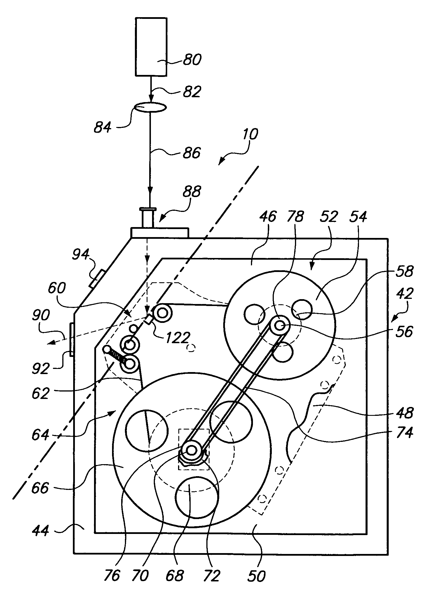 Apparatus for generating shortwave radiation