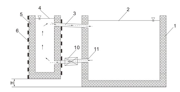 Method for removing iron through external circulation standing and cooling during continuous hot-dipping of zinc and aluminum