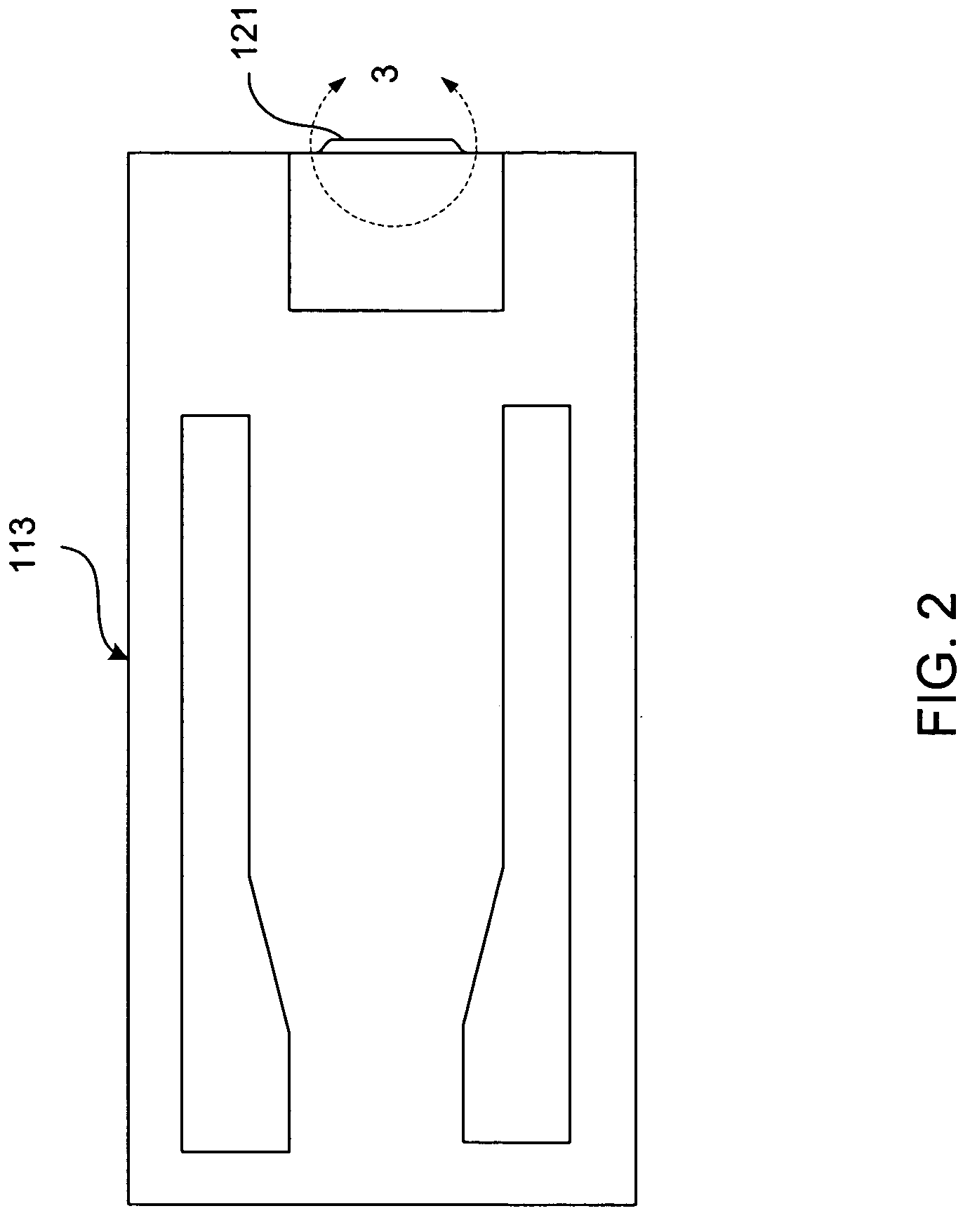 Lower saturation field structure for perpendicular AFC pole