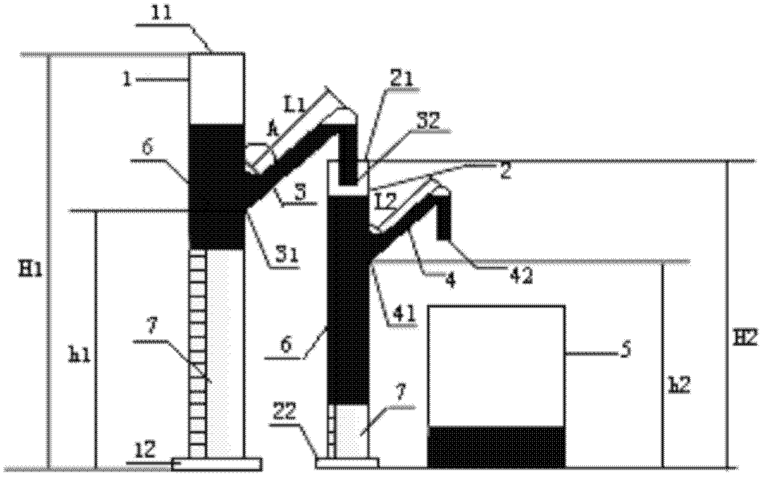 Method for measuring water in oil-water separation and device for same