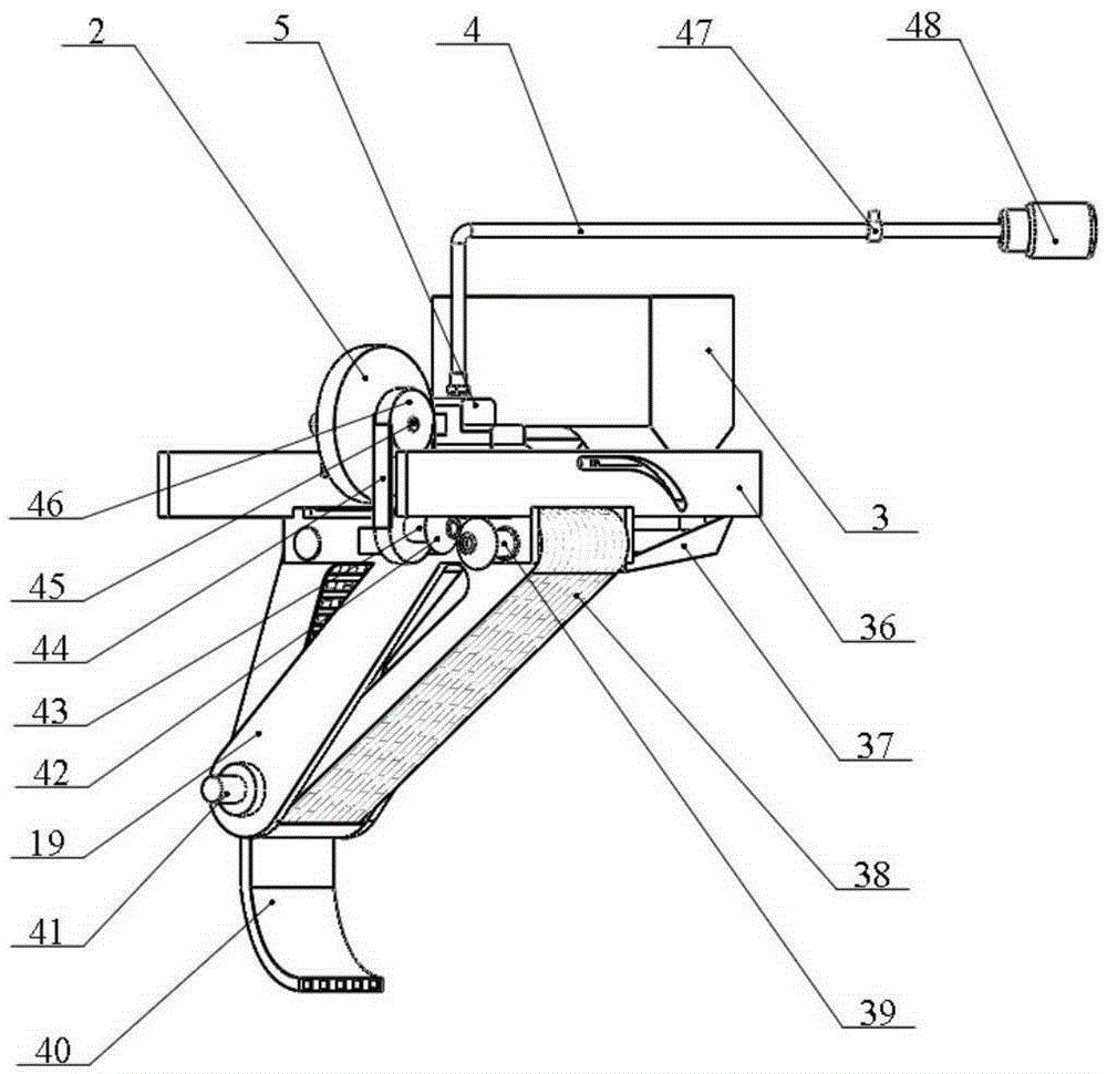 Wide-seedling-strip wheat precision planter achieving both minimal tillage and fertilizer and work method thereof