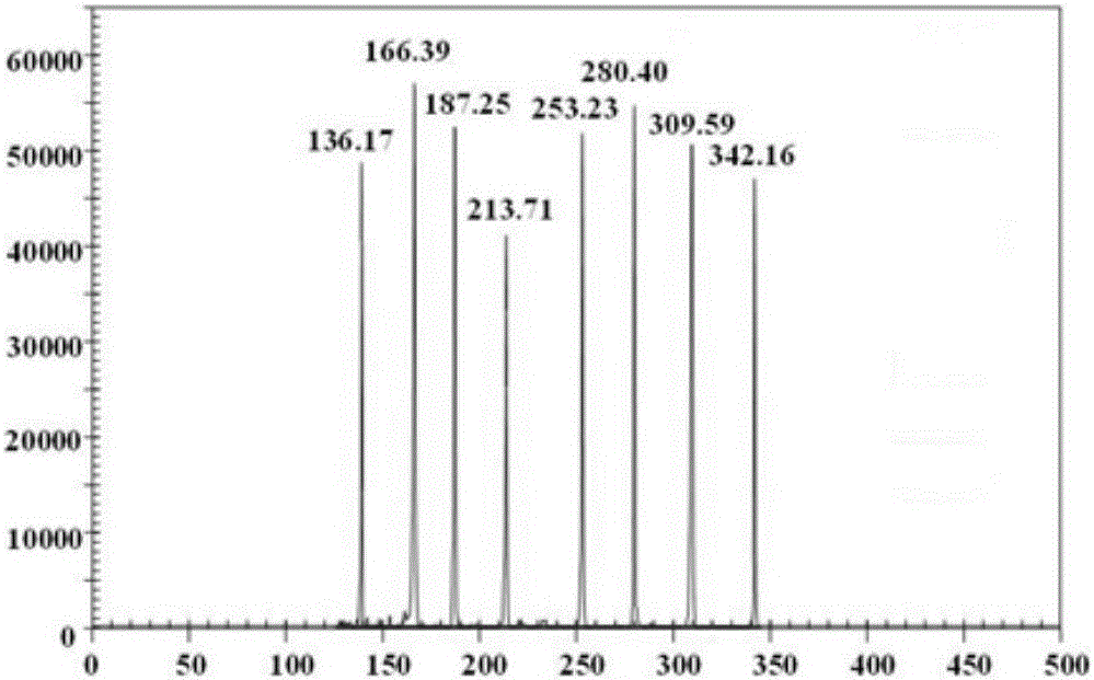 Primer combination for simultaneously identifying 8 kinds of cattle pathogens and GeXP detection method