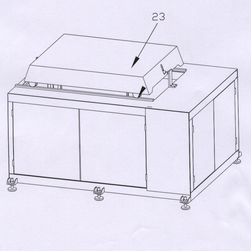 One-step molding device for double-layer thick plastic sheet and molding process thereof