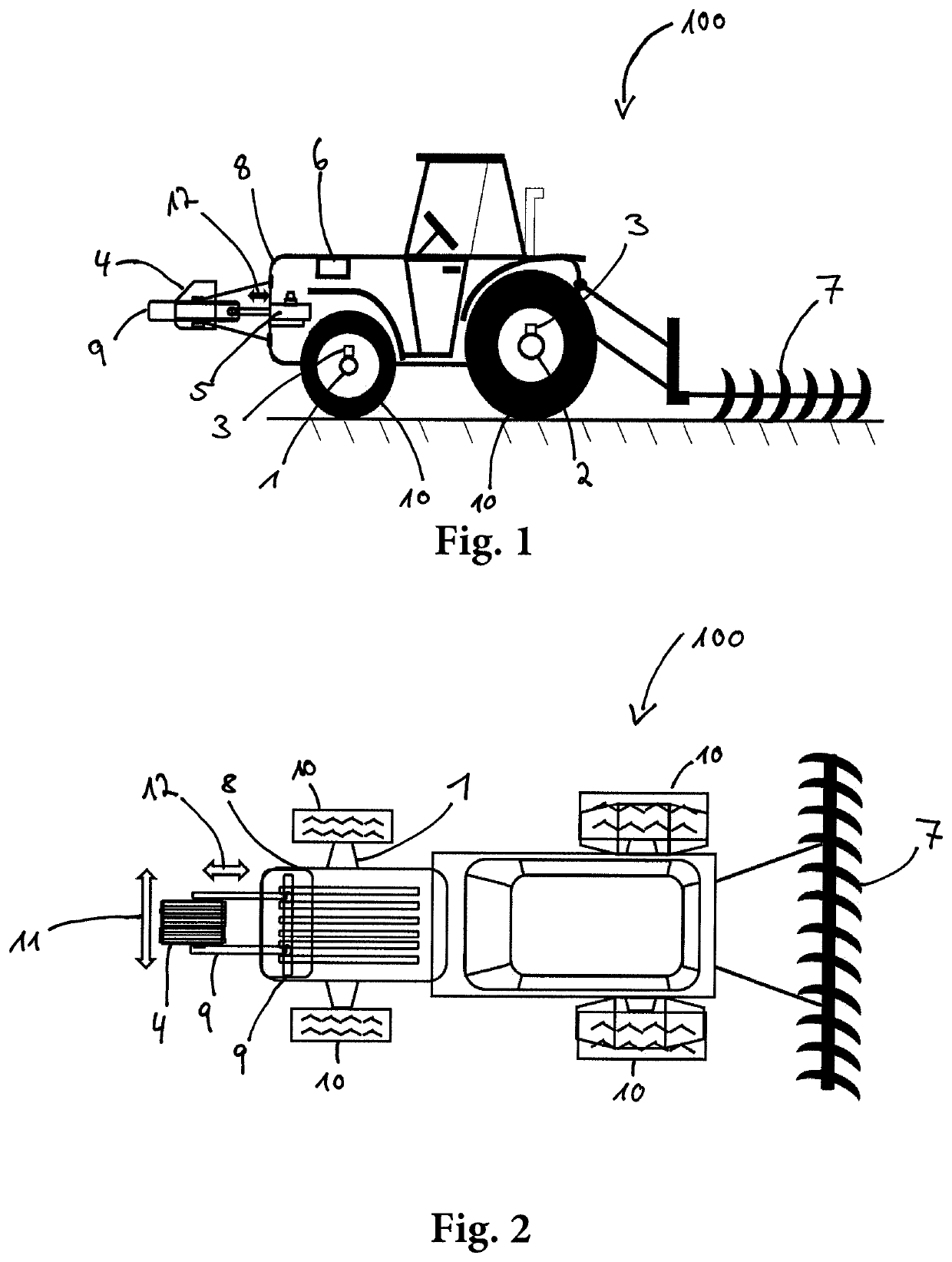 Vehicle and method of controlling a load distribution of a vehicle