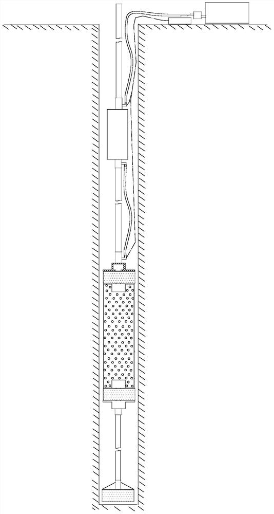 Engineering geology layered water pumping test equipment