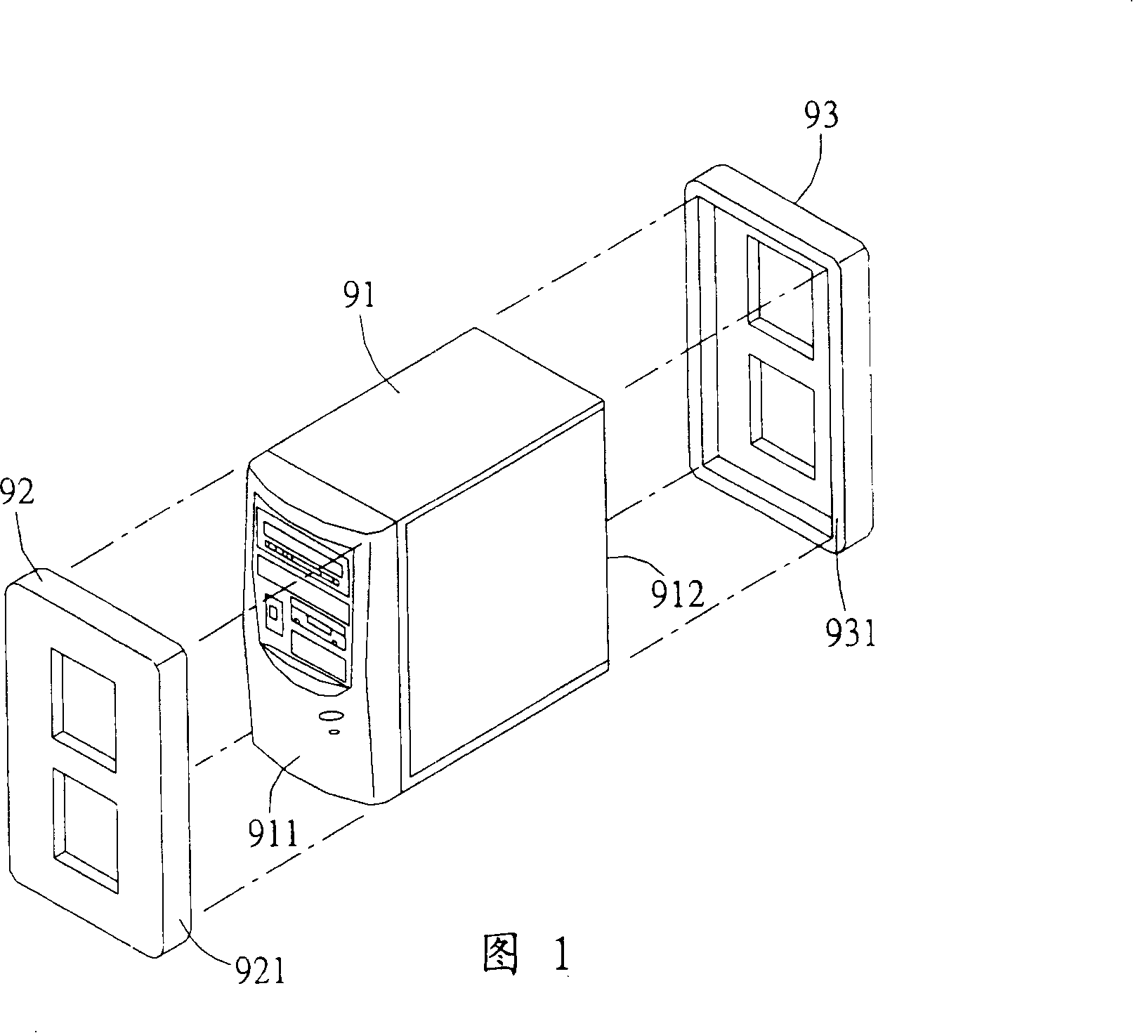 Buffering body capable of completely flattening and combination thereof