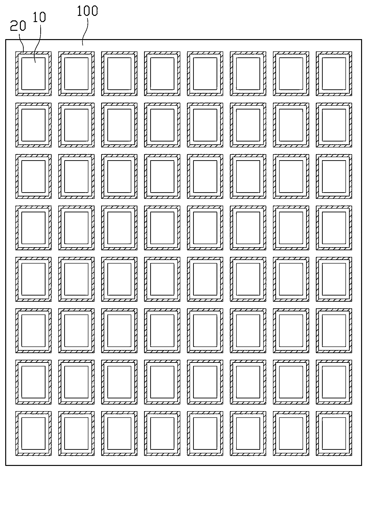 Method for applying liquid crystal display panel border adhesive