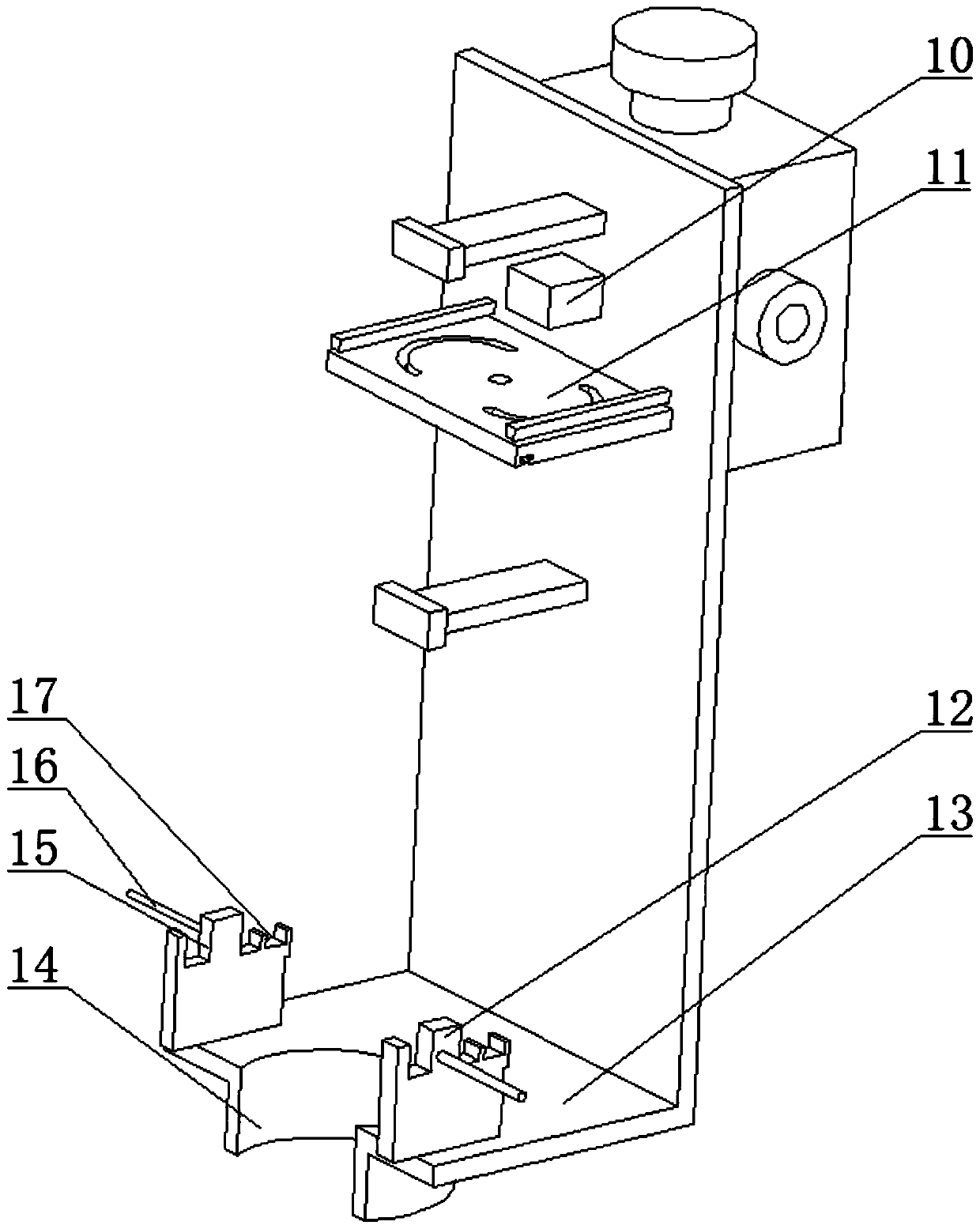 A device for whitening the surface of a tree trunk