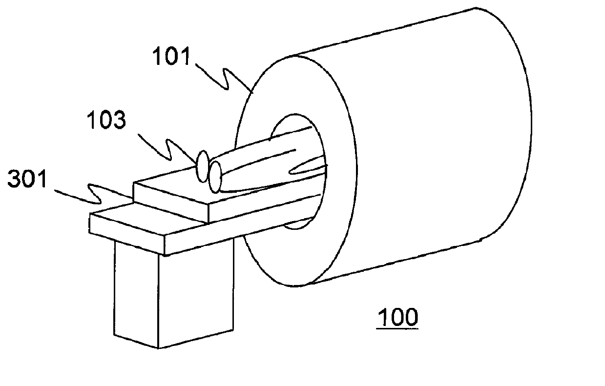 MRI apparatus with RF surface coil having at least three resonance frequencies