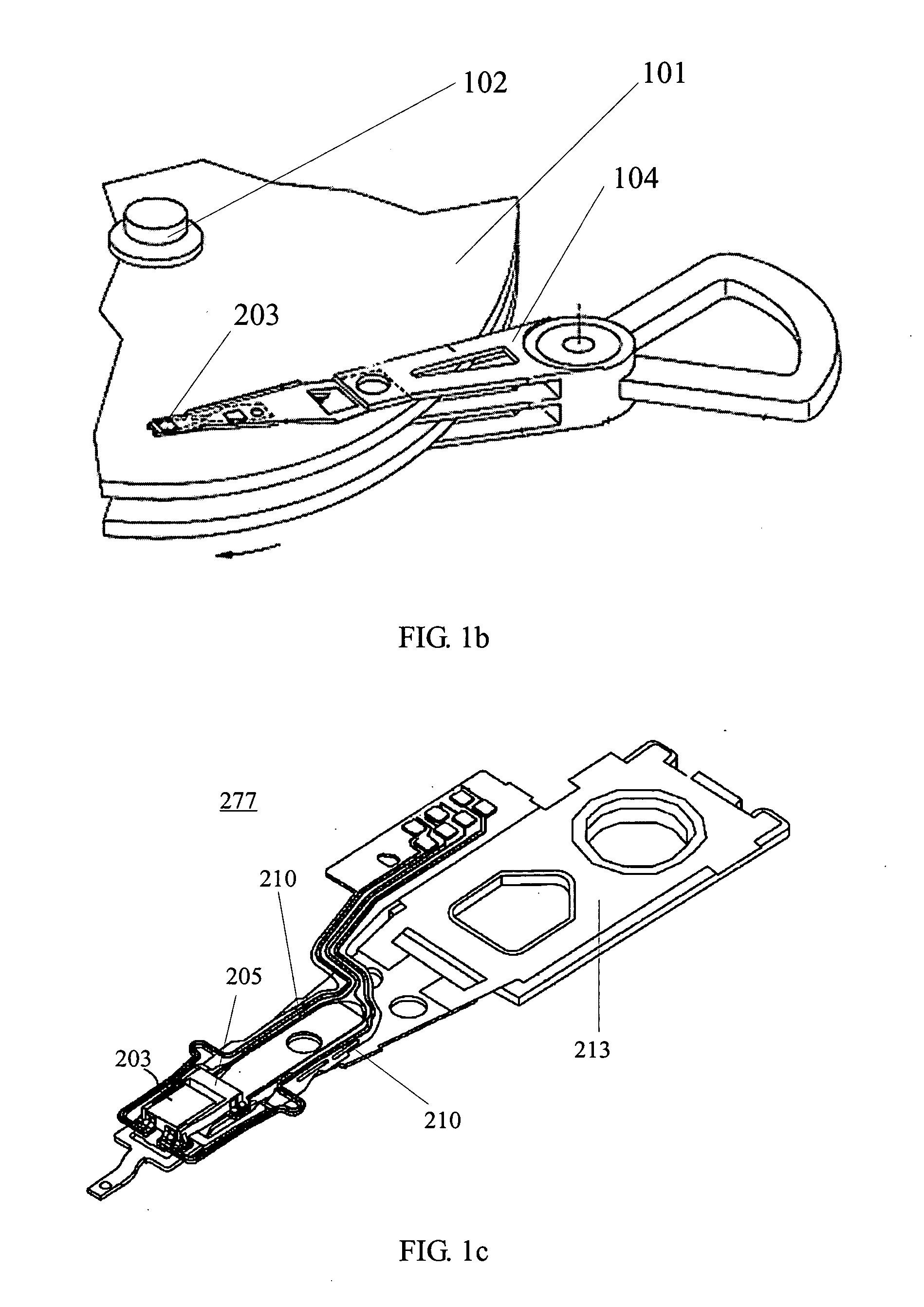 Head gimbal assembly with flying height adjuster, disk drive unit and manufacturing method thereof