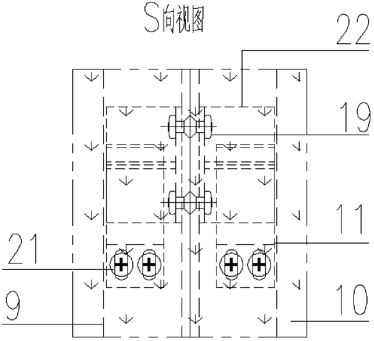 Metal-plate curtain wall structure