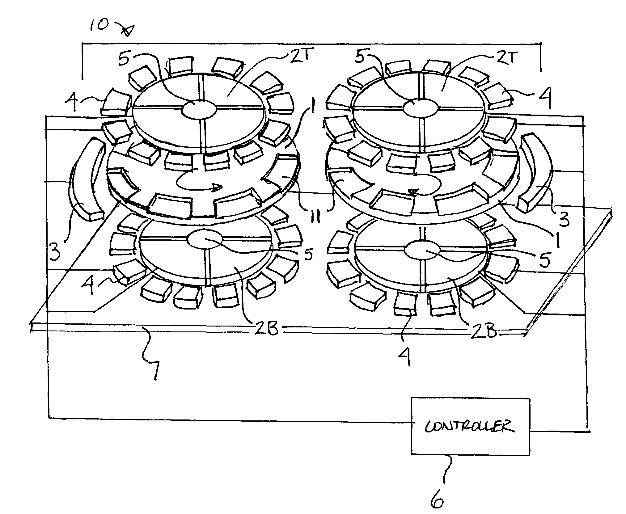 Motion sensor and method for detecting motion